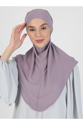 شال طوسی زنانه پلی استر Ecardin - کد 449789038