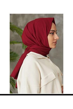 شال زرشکی زنانه جاز Narine - کد 450518434