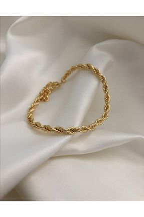 دستبند جواهر طلائی زنانه کد 450591804