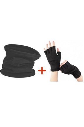 دستکش دوچرخه سواری مشکی HARVELLİ - کد 450012419