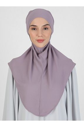 شال طوسی زنانه پلی استر Ecardin - کد 449789038