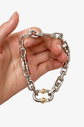 دستبند جواهر سفید زنانه کد 449879974