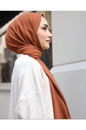 شال قهوه ای زنانه جاز Narine - کد 450522334