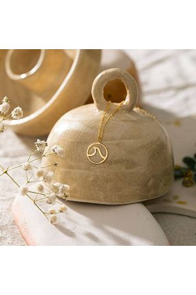 گردنبند نقره طلائی زنانه 925 عیار GÜMÜŞ - کد 451153824