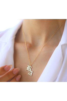 گردنبند نقره طلائی زنانه 925 عیار GÜMÜŞ - کد 451155029