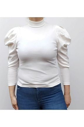 بادی سفید زنانه یقه ماهیگیر Hepsibitarz - کد 451392537