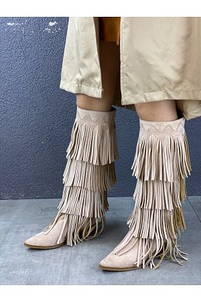 چکمه بژ زنانه جیر shopcolic - کد 451429715