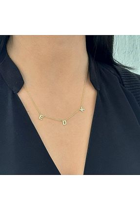 گردنبند نقره طلائی زنانه 925 عیار GÜMÜŞ - کد 451154625
