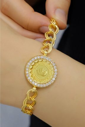 دستبند طلا زرد زنانه کد 451585917