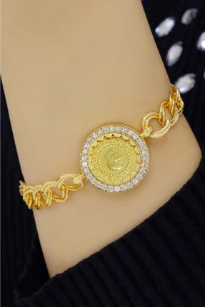 دستبند طلا زرد زنانه کد 451585917