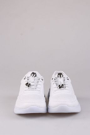 کفش کژوال سفید زنانه چرم خالص MARİNE SHOES - کد 305107537