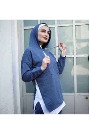 ست بالاتنه و پائین تنه حجاب سرمه ای زنانه رگولار CNG MODA - کد 80055491