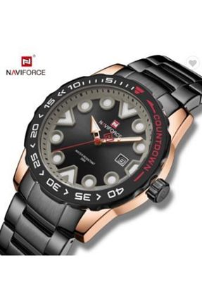 ساعت مچی مشکی مردانه 45 میلی متر Naviforce - کد 80437761