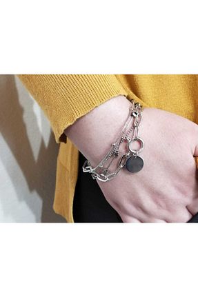 دستبند جواهر طلائی زنانه زیرکن GEZERGOLD TAKI - کد 80479256