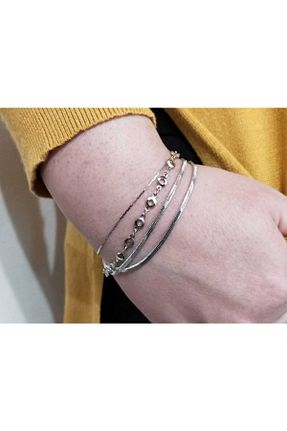 دستبند جواهر طلائی زنانه زیرکن GEZERGOLD TAKI - کد 80479630