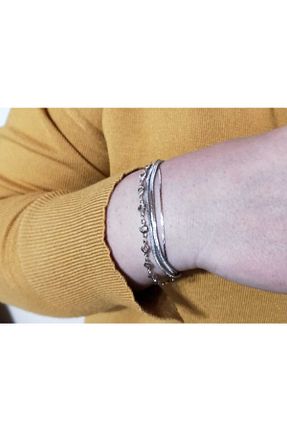 دستبند جواهر طلائی زنانه زیرکن GEZERGOLD TAKI - کد 80479630