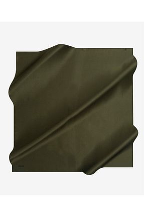 روسری خاکی 90 x 90 Aker - کد 80566899
