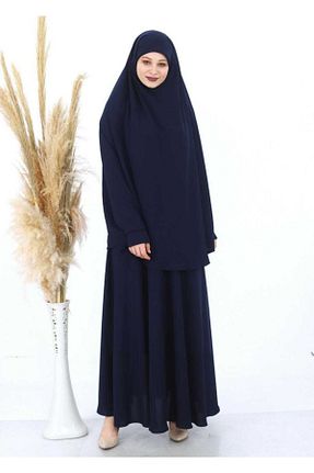 کلاه و ابایا سرمه ای زنانه پلی استر Genel Markalar - کد 80650193