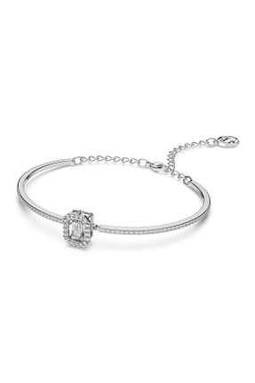 دستبند استیل (فولاد) متالیک زنانه استیل (فولاد) Swarovski - کد 452498705