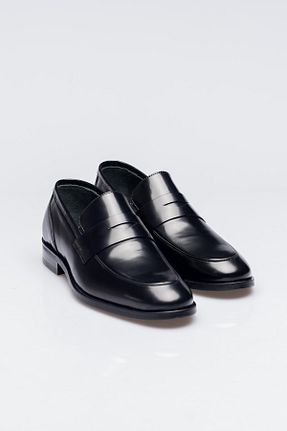 کفش کلاسیک مشکی مردانه چرم خالص lizshoe - کد 454189533