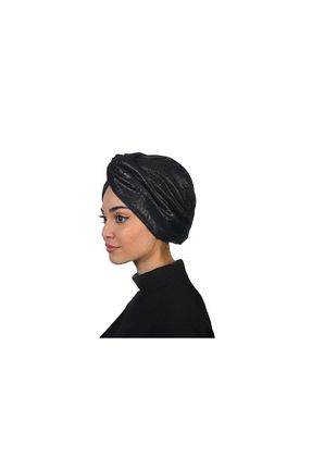 روسری مشکی پلی استر Bitter Colors - کد 455332543