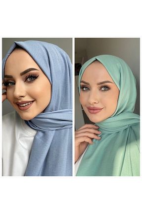 شال سبز زنانه پنبه ای Narine - کد 455297865
