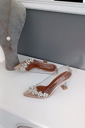 کفش مجلسی رنگی زنانه پاشنه ضخیم LA CALZATURE - کد 455776575