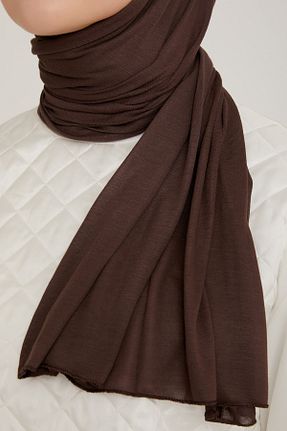 شال قهوه ای زنانه ویسکون Armine TREND - کد 455907900