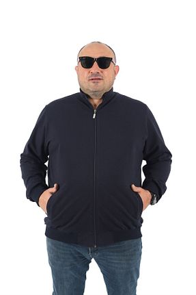 سوئیشرت سایز بزرگ سرمه ای مردانه سایز بزرگ MocGrande - کد 456212184