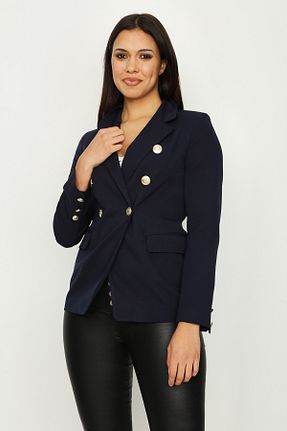 کت سرمه ای زنانه Blazer Select Moda - کد 444307120