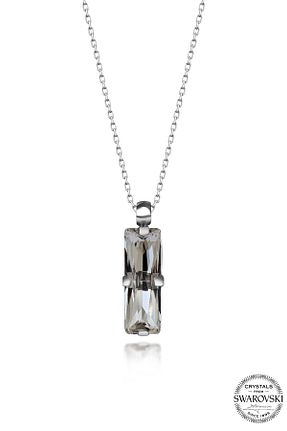 گردنبند نقره زنانه 925 عیار Swarovski - کد 455908243