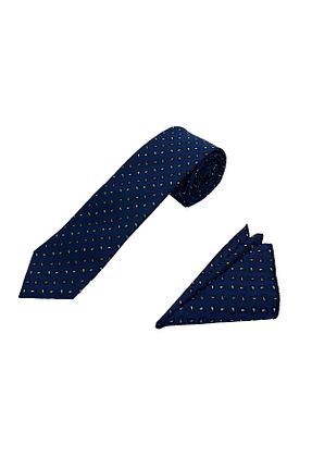 کراوات سرمه ای مردانه میکروفیبر Brianze - کد 456036003