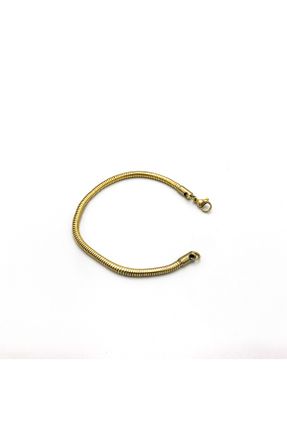 دستبند استیل طلائی زنانه فولاد ( استیل ) کد 374487283