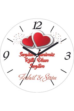 ساعت دیواری مشکی 30 * 30 ART HEDİYE - کد 81262565