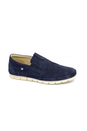 کفش اسپادریل سرمه ای مردانه چرم خالص TRENDYSHOES - کد 81429519