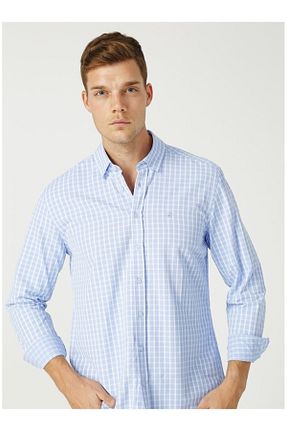 پیراهن آبی مردانه رگولار Pierre Cardin - کد 37209486