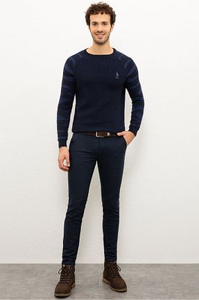 شلوار سرمه ای مردانه بافتنی U.S. Polo Assn. - کد 71339055