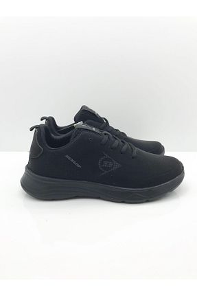 کفش اسنیکر مشکی زنانه بند دار Dunlop - کد 82384079