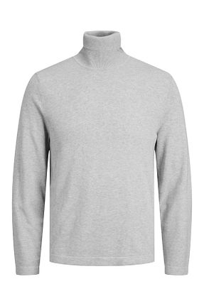 پلیور طوسی مردانه ساده Jack & Jones - کد 455808839