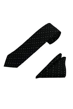 کراوات مشکی مردانه میکروفیبر Brianze - کد 456036446