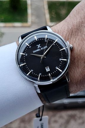 ساعت مچی مشکی مردانه 43 میلی متر Daniel Klein - کد 456182497