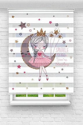 پرده کشوئی رنگی Zebra vanilyahome - کد 456569199