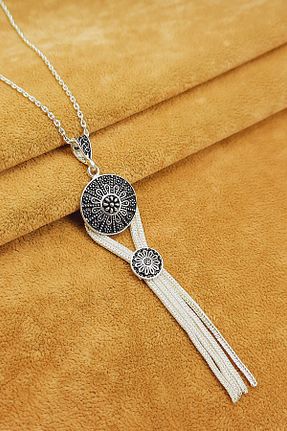 گردنبند نقره مشکی زنانه 925 عیار Güzel Gümüşçülük - کد 456790365