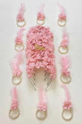 عقد و عروسی و حنابندان صورتی ZEYMERADE - کد 457197082