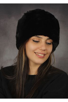 کلاه مشکی زنانه خز مصنوعی Allen Accessories - کد 458447815