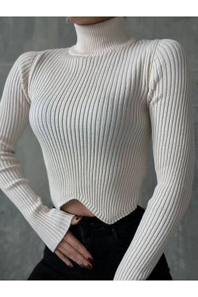 پلیور بژ زنانه ساده Liora - کد 445450810