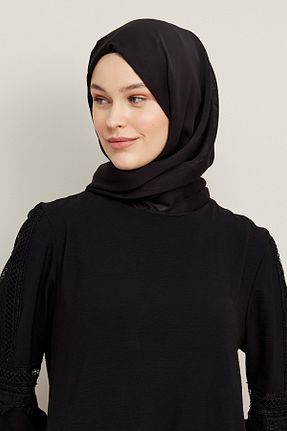 شال مشکی زنانه پلی استر Madame Polo - کد 457603566