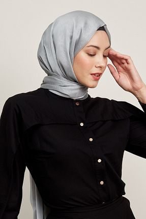 شال طوسی زنانه پلی استر Madame Polo - کد 458052177