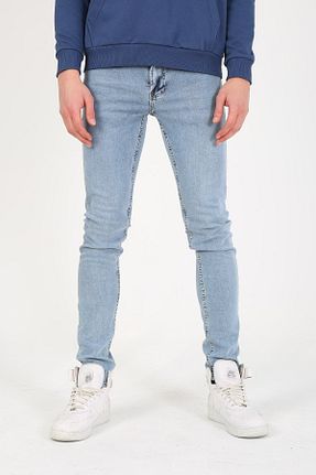 شلوار جین آبی مردانه پاچه تنگ Twister Jeans - کد 458226354