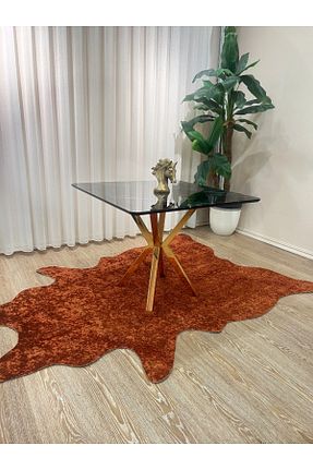 فرش نارنجی آنتی آلرژی Brillant - کد 458297438